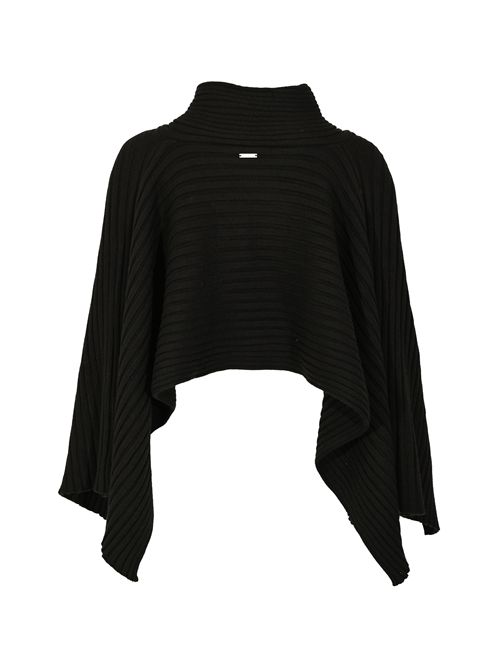 Poncho maglia e coste in viscosa NO SECRETS | 253NS067LIQUIRIZIA